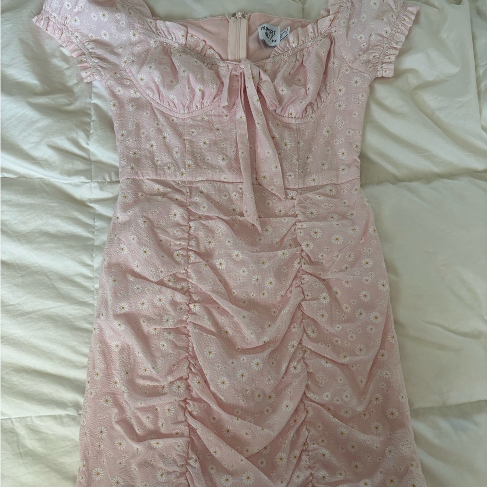 Princess Polly Pink Daisy Print Dress